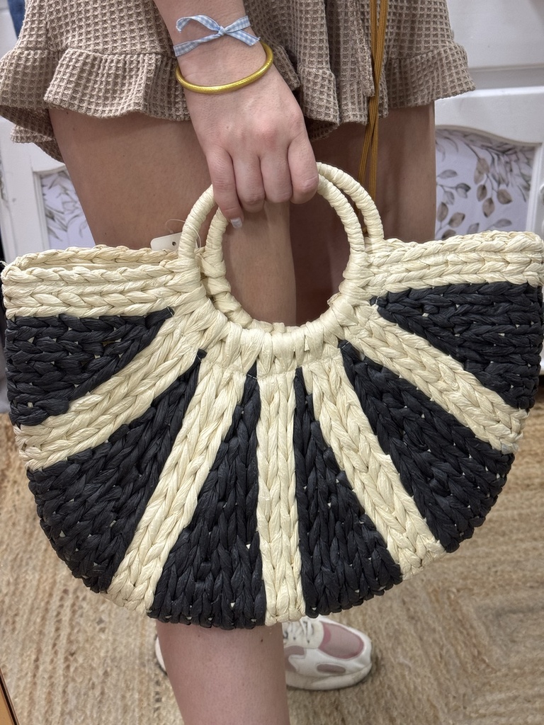 Bolso Mixto rafia