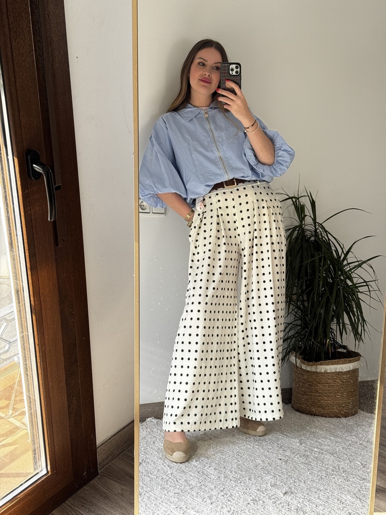 Pantalón palazzo lunar