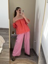 Vichy wide leg