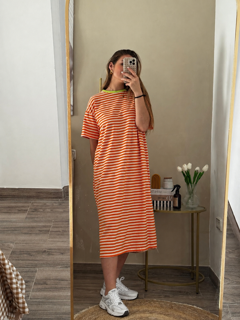 Vestido líneas pipi