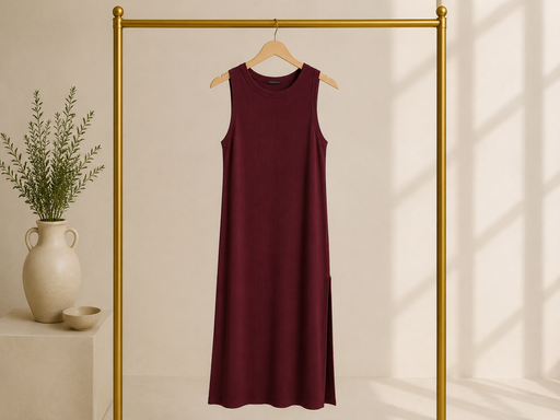 Vestido canalé
